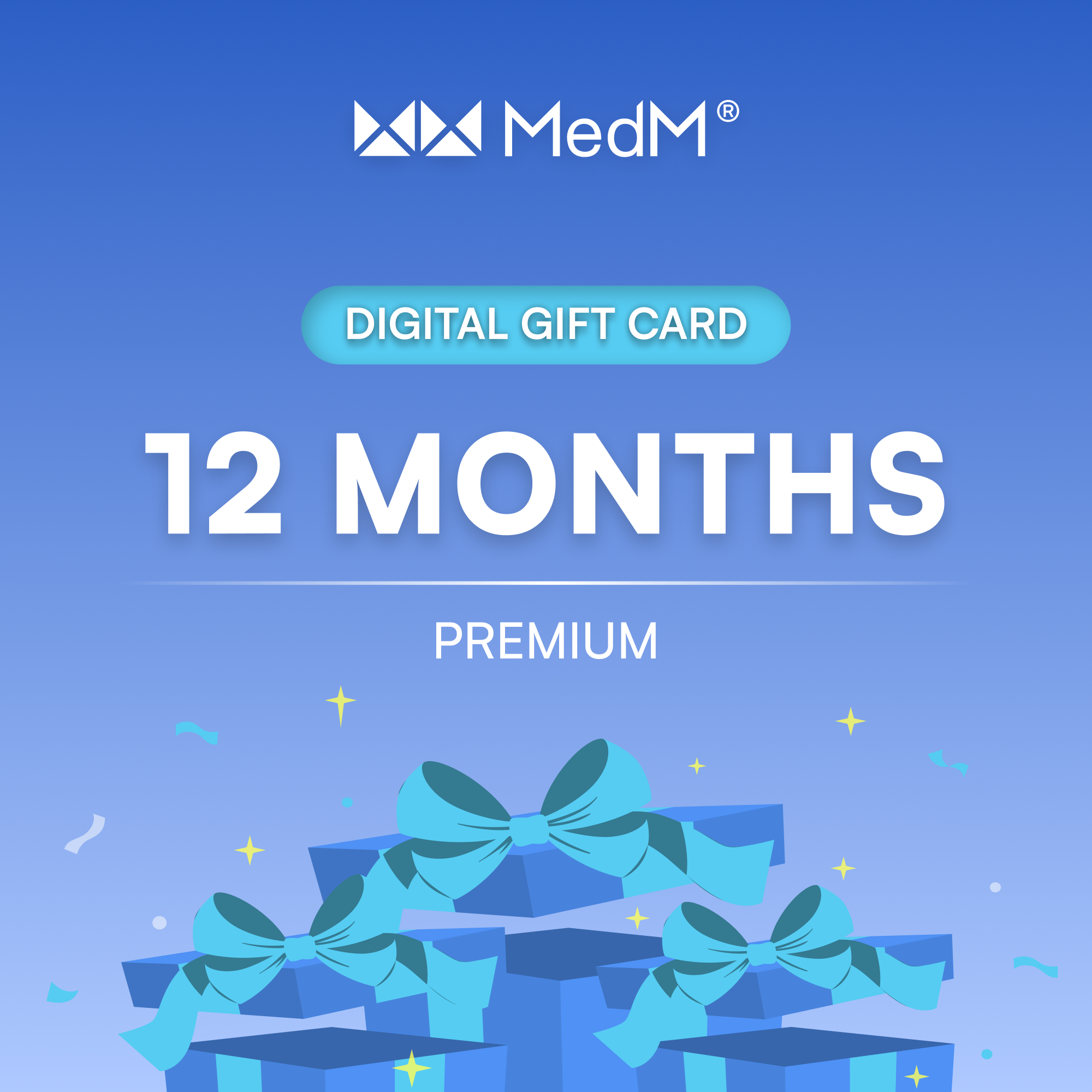 One yer MedM Premium Gift Certificate