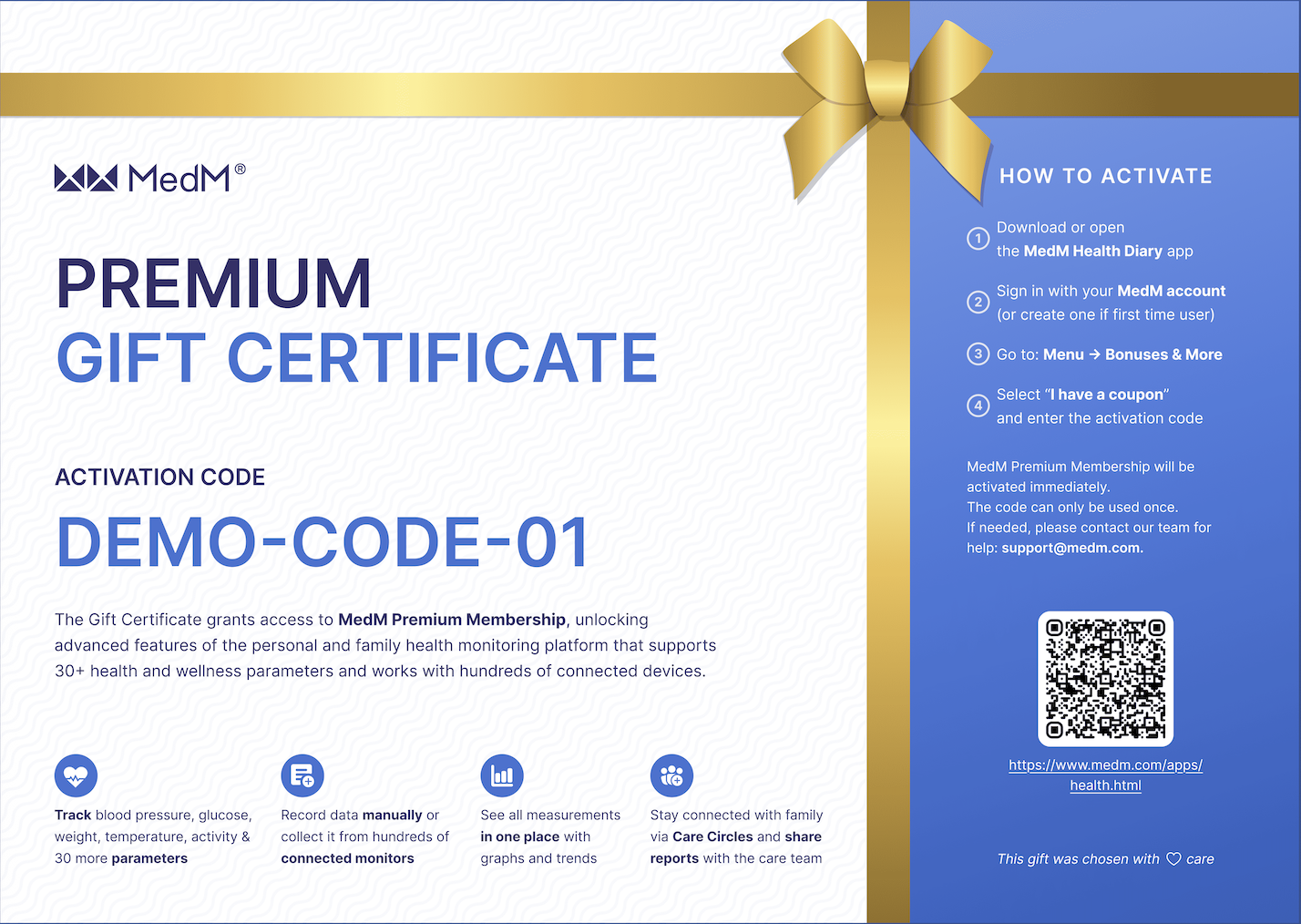 MedM Premium Gift Certificate