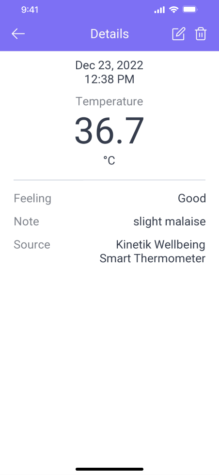 We released an app that measures your body temperature and