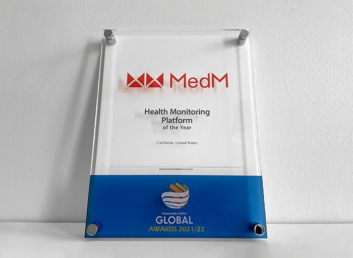 Health Monitoring Platform of the Year Awarded to US-based MedM